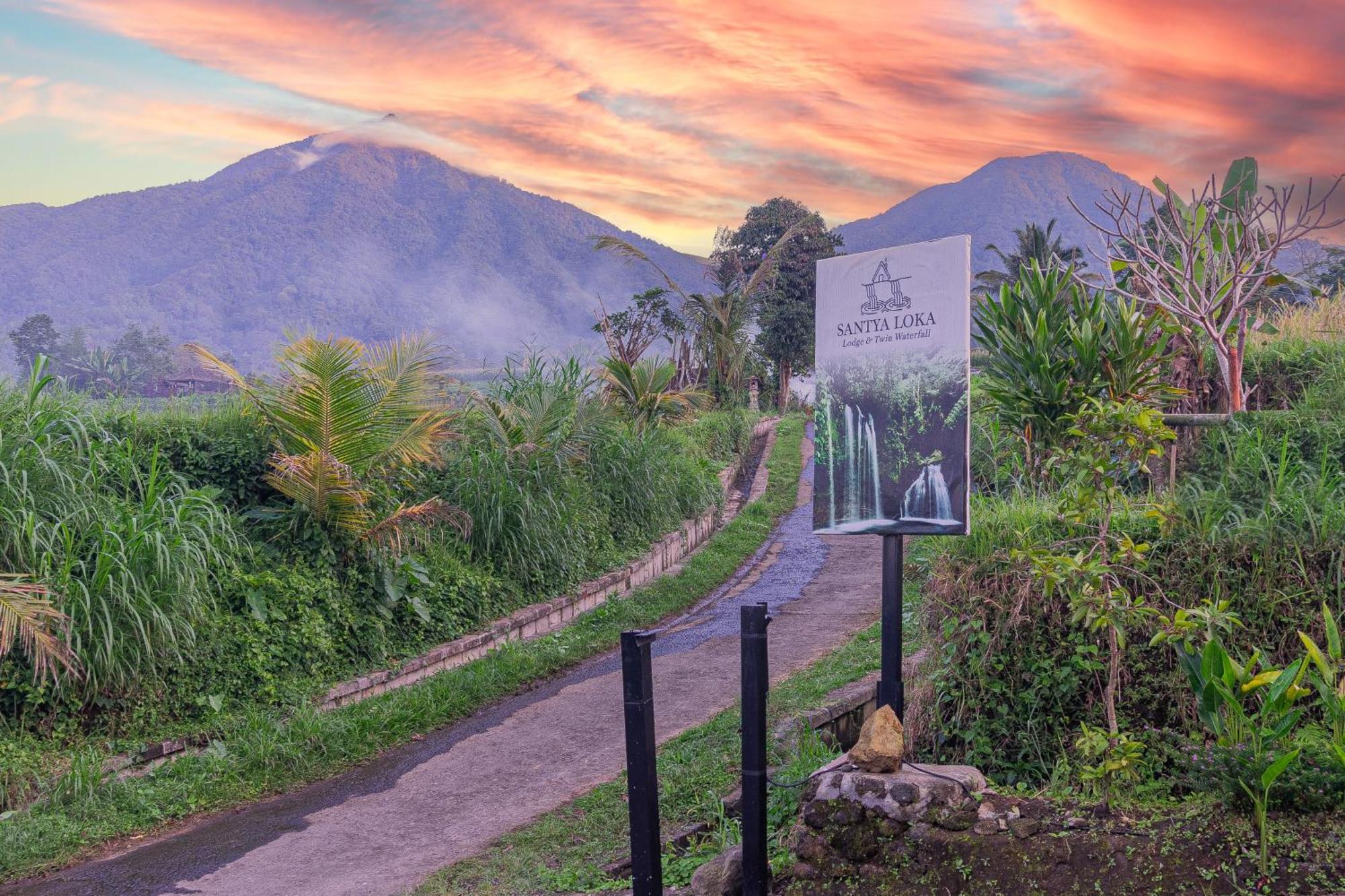 Santya Loka Lodge & Twin Waterfall Jatiluwih Exterior foto